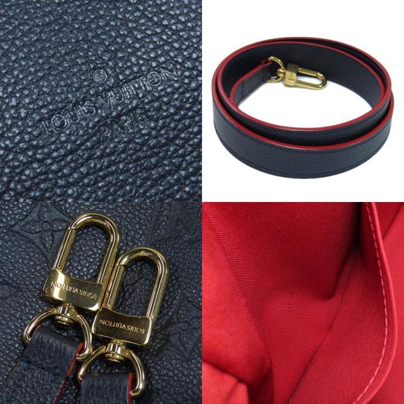 Louis Vuitton Ponthieu PM Marine Rouge Tote Bag Empreinte - Picture 5 of 7
